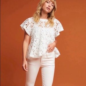 White Lace Blouse